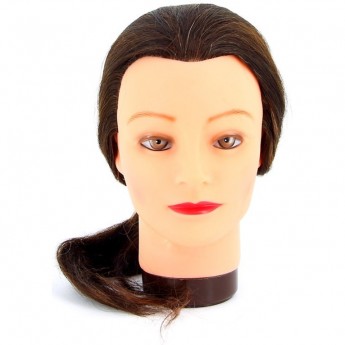 Голова-манекен учебная "шатенка" для парикмахеров DEWAL M-4151L-6 Голова-манекен учебная "шатенка" для парикмахеров DEWAL M-4151L-6