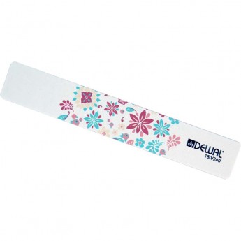 Пилка серии "Design Edition" для ногтей,широкая,180/240, 18 см DEWAL 9102877